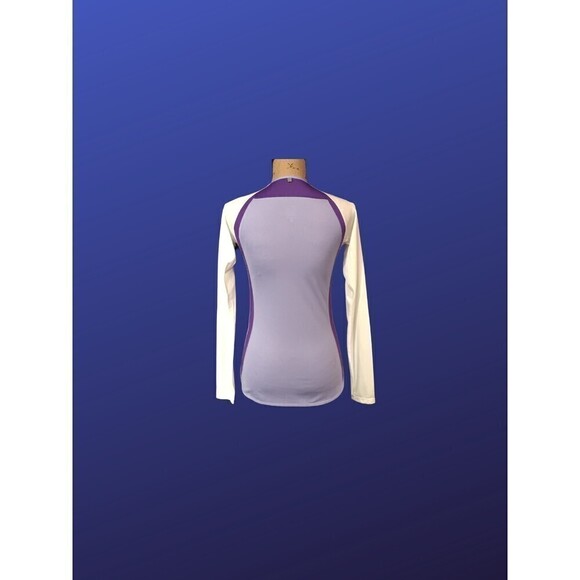 Nike Dri-FIT Women's Long Sleeve Training Shirt, LAVENDER MULTI, Size S, NWOT - Picture 2 of 8